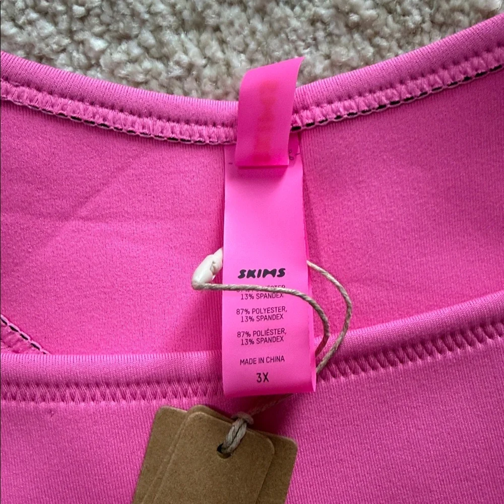 SKIMS NWT swim thong pink size 3X